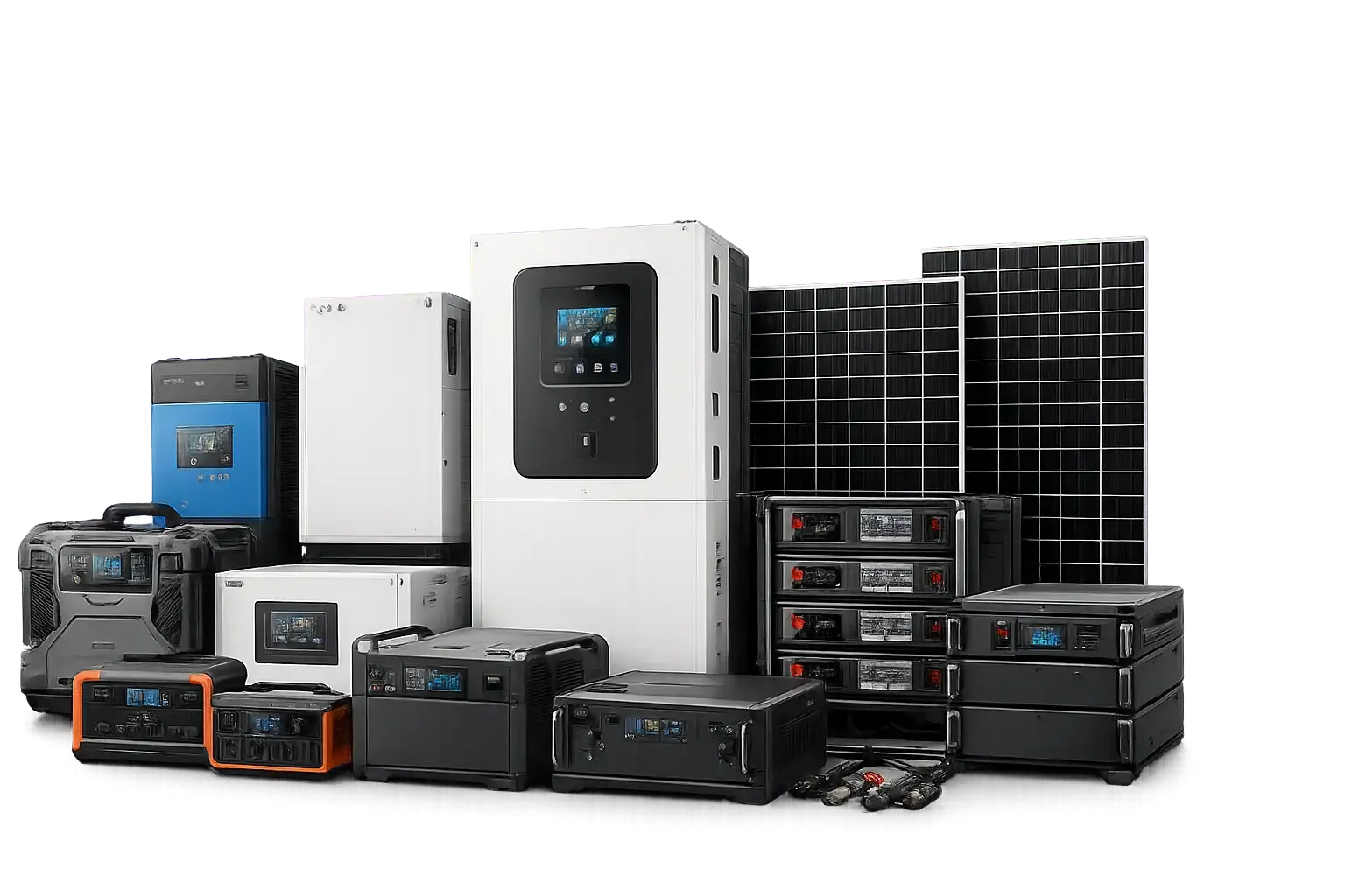 Photon Power Off-Grid Inverters and LiFePO4 Batteries Collection